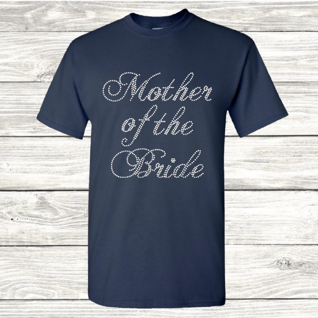 Mother of the Bride Bling T-Shirt