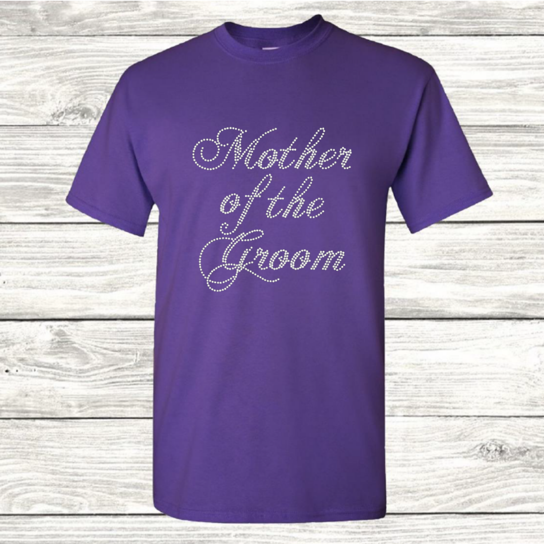 Mother of the Groom Bling T-Shirt