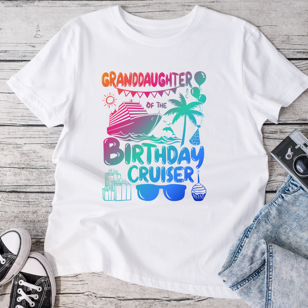 Granddaughter of the Birthday Cruiser T-Shirt