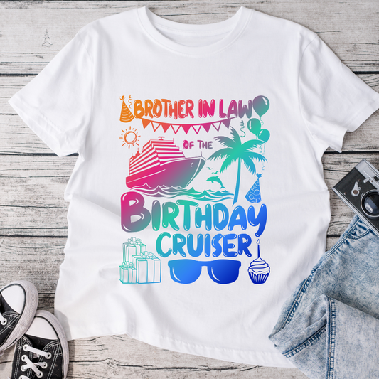 Brother In Law of the Birthday Cruiser T-Shirt