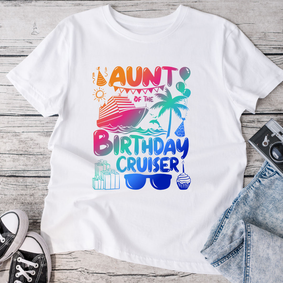 Aunt of the Birthday Cruiser T-Shirt