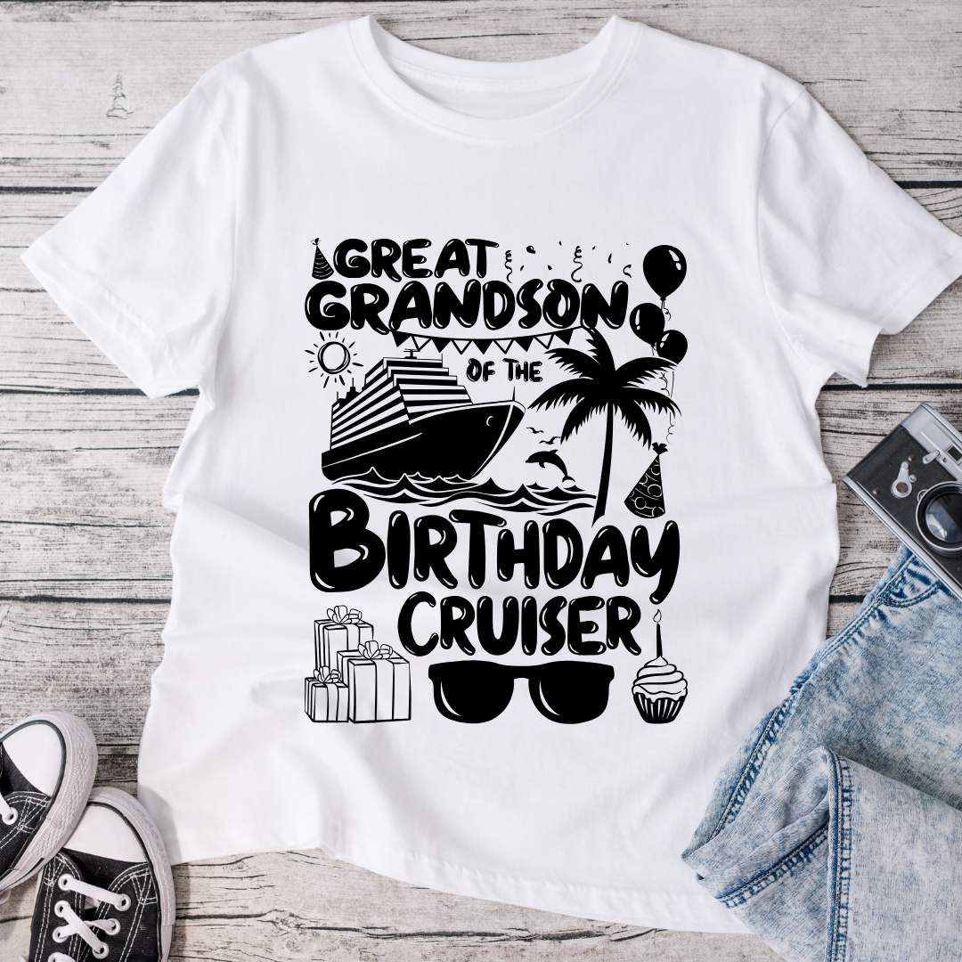 Great Grandson of the Birthday Cruiser T-Shirt