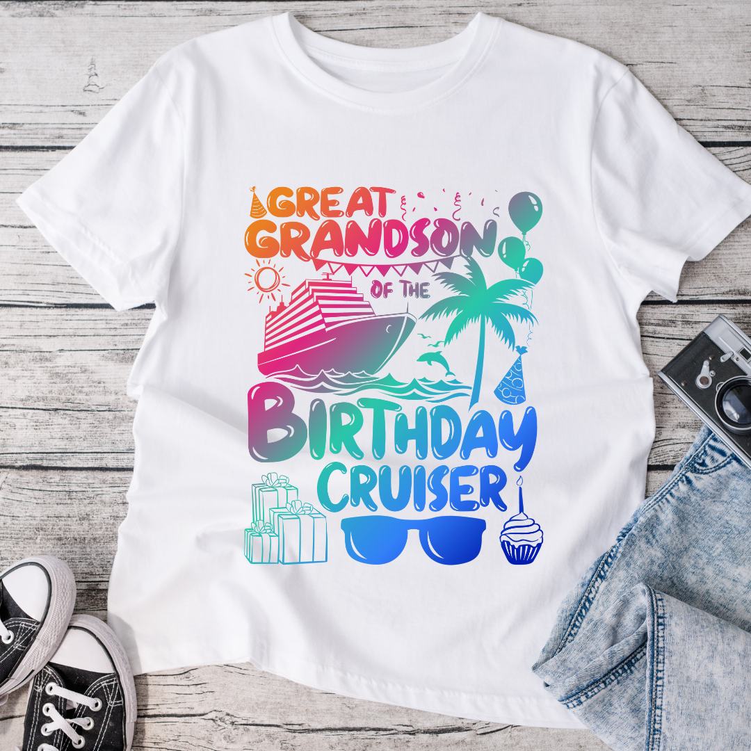 Great Grandson of the Birthday Cruiser T-Shirt