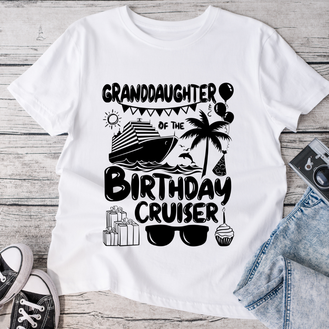 Granddaughter of the Birthday Cruiser T-Shirt