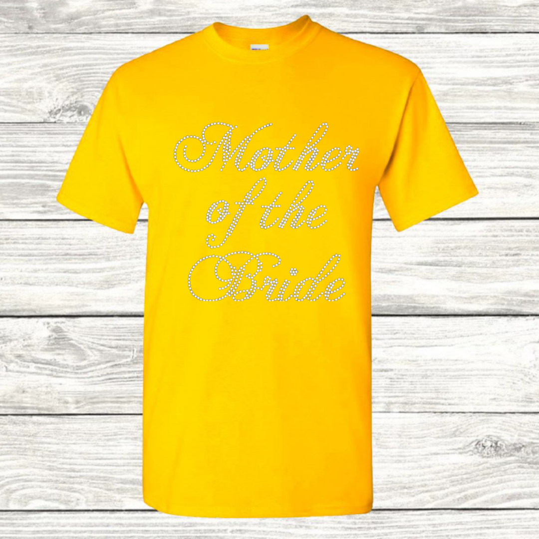Mother of the Bride Bling T-Shirt