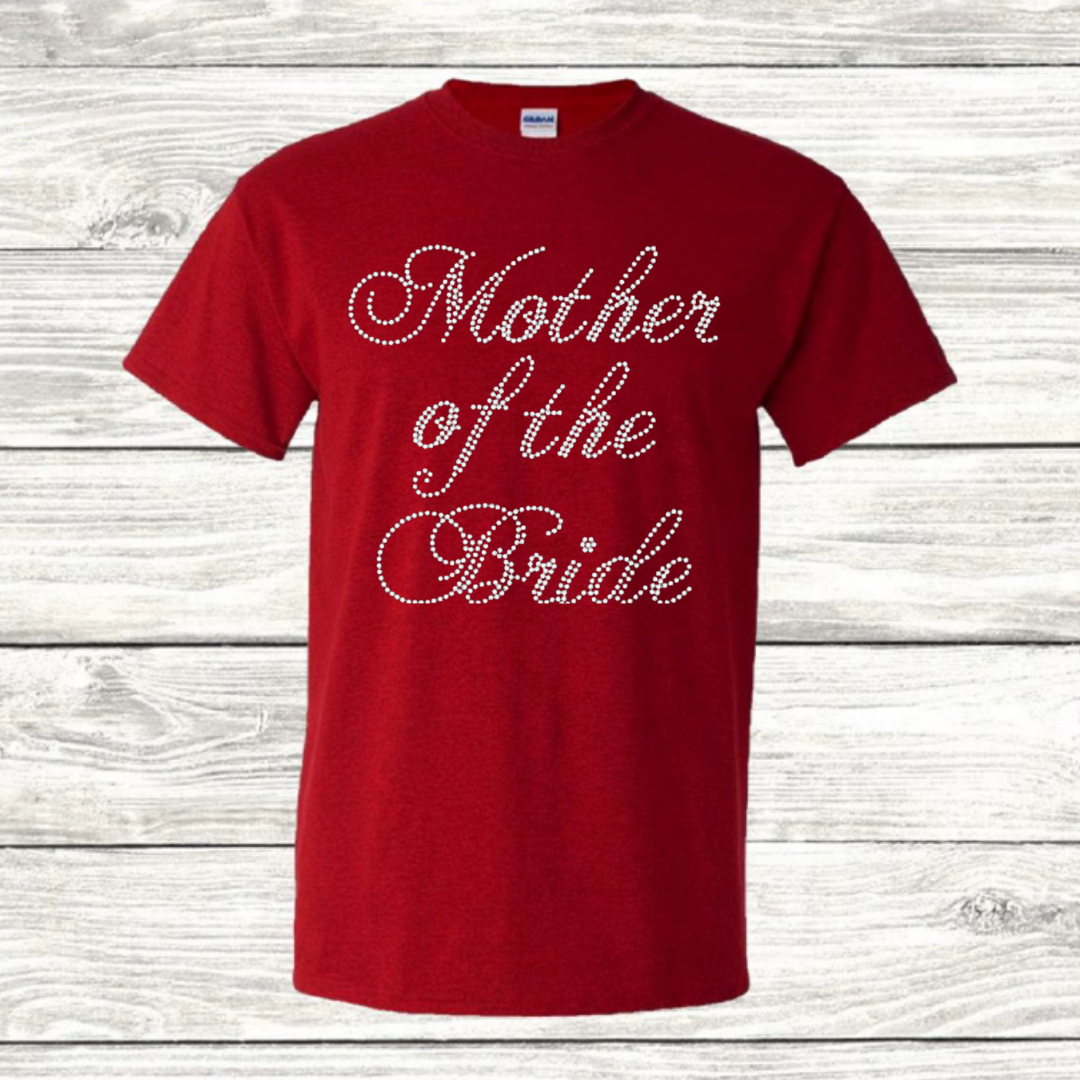 Mother of the Bride Bling T-Shirt