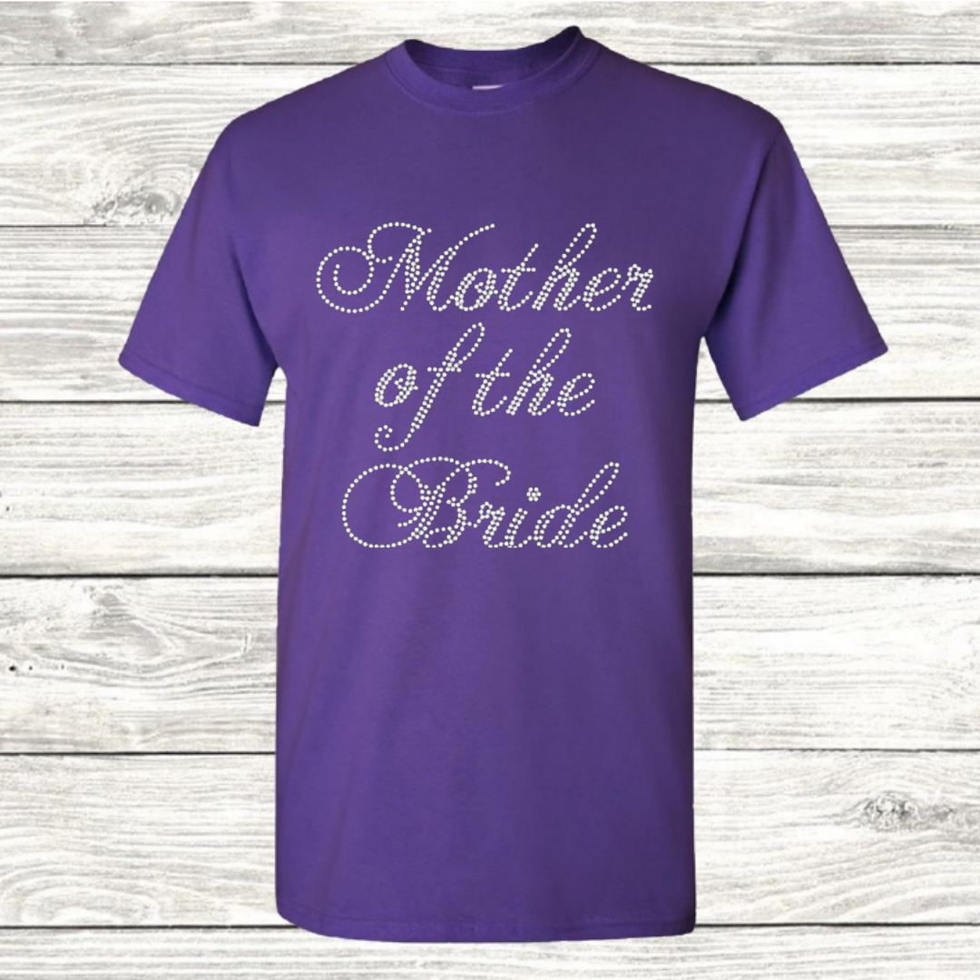 Mother of the Bride Bling T-Shirt