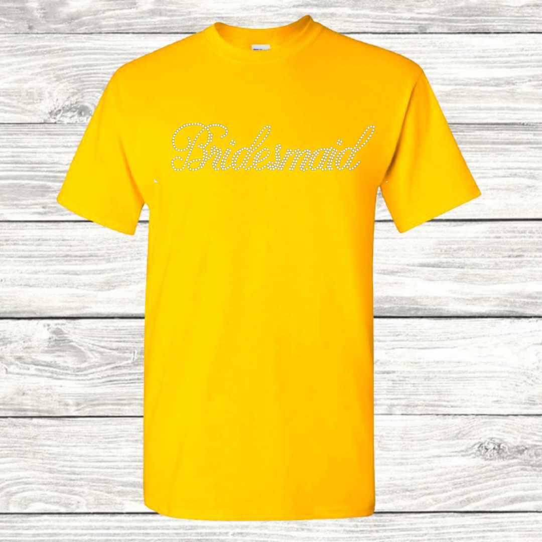 Bridesmaid Bling T-Shirt