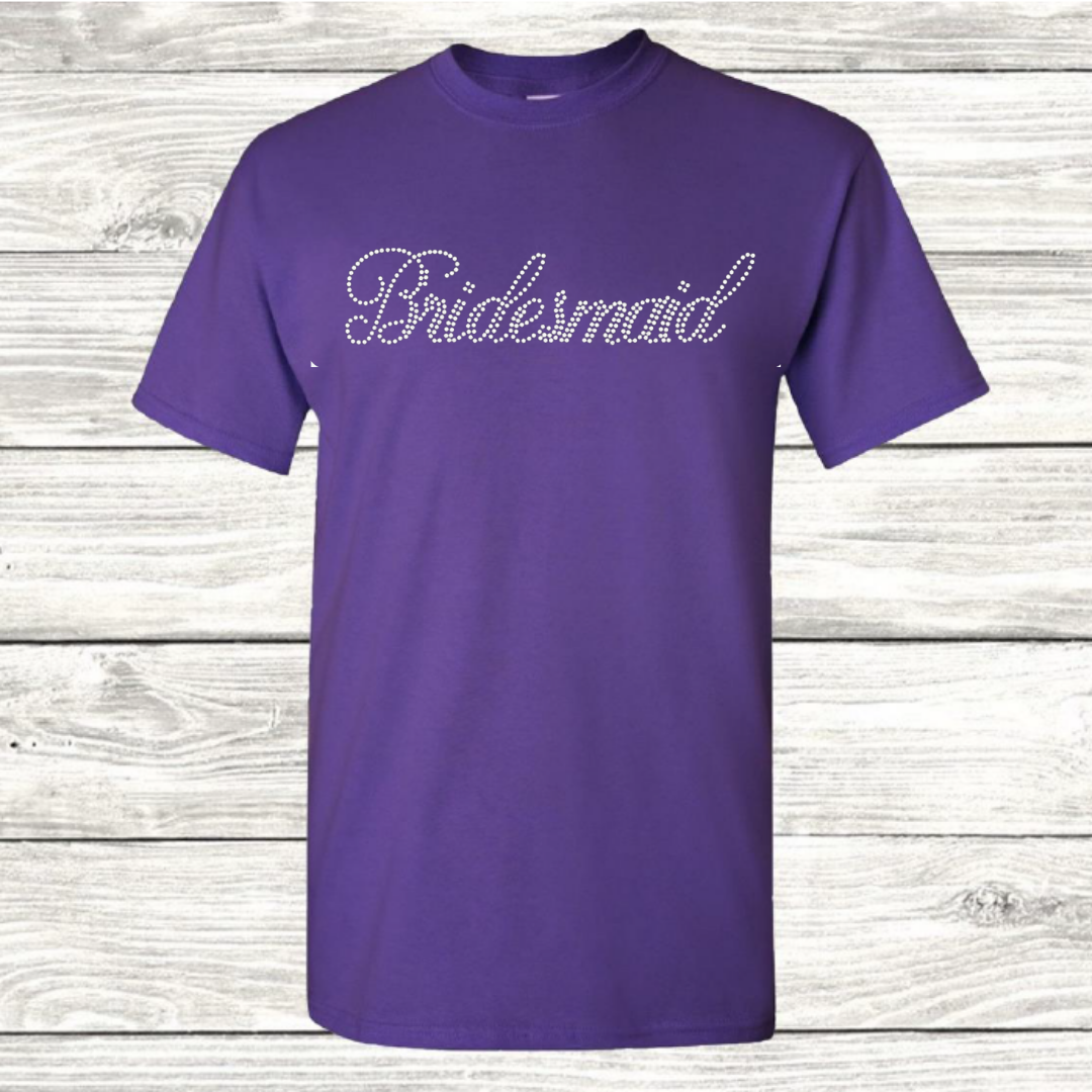 Bridesmaid Bling T-Shirt