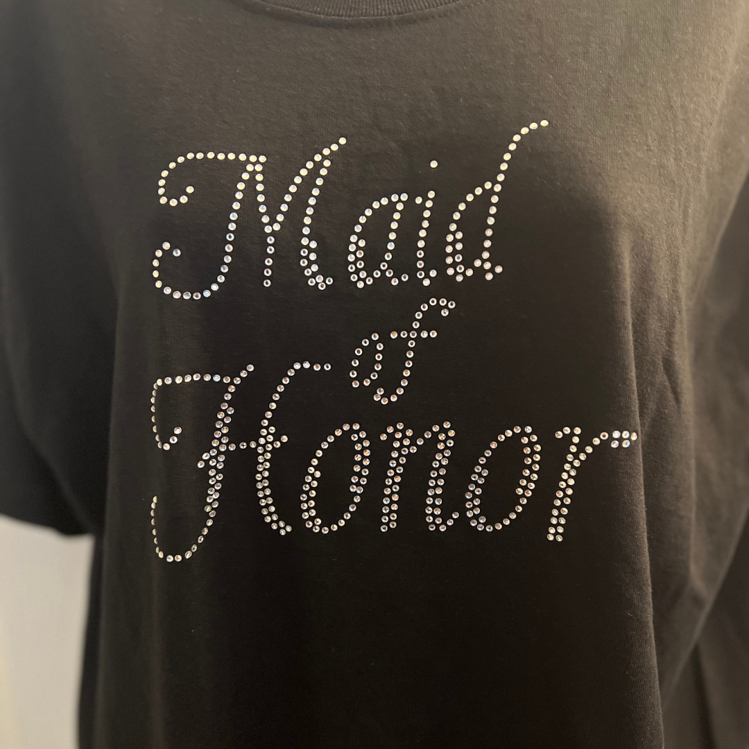 Maid of Honor Bling T-Shirt