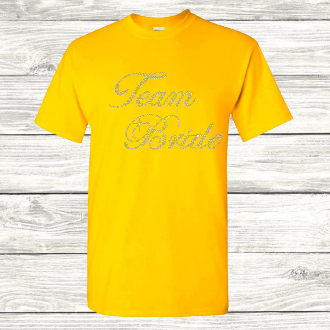 Team Bride Bling T-Shirt