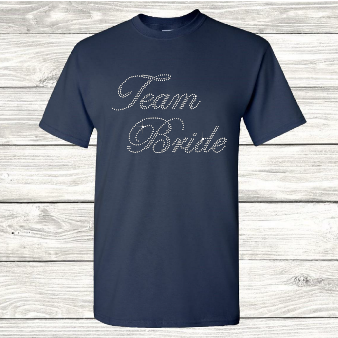 Team Bride Bling T-Shirt