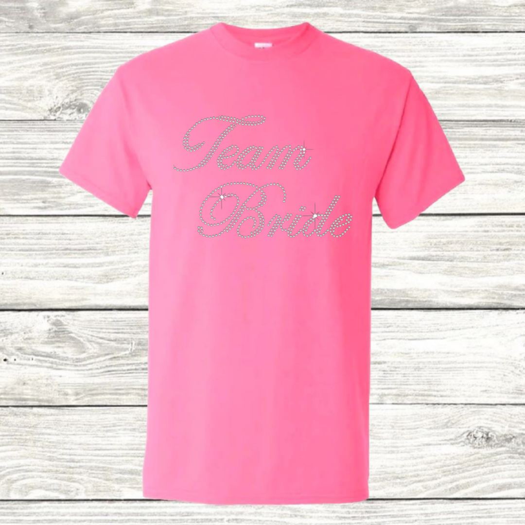 Team Bride Bling T-Shirt