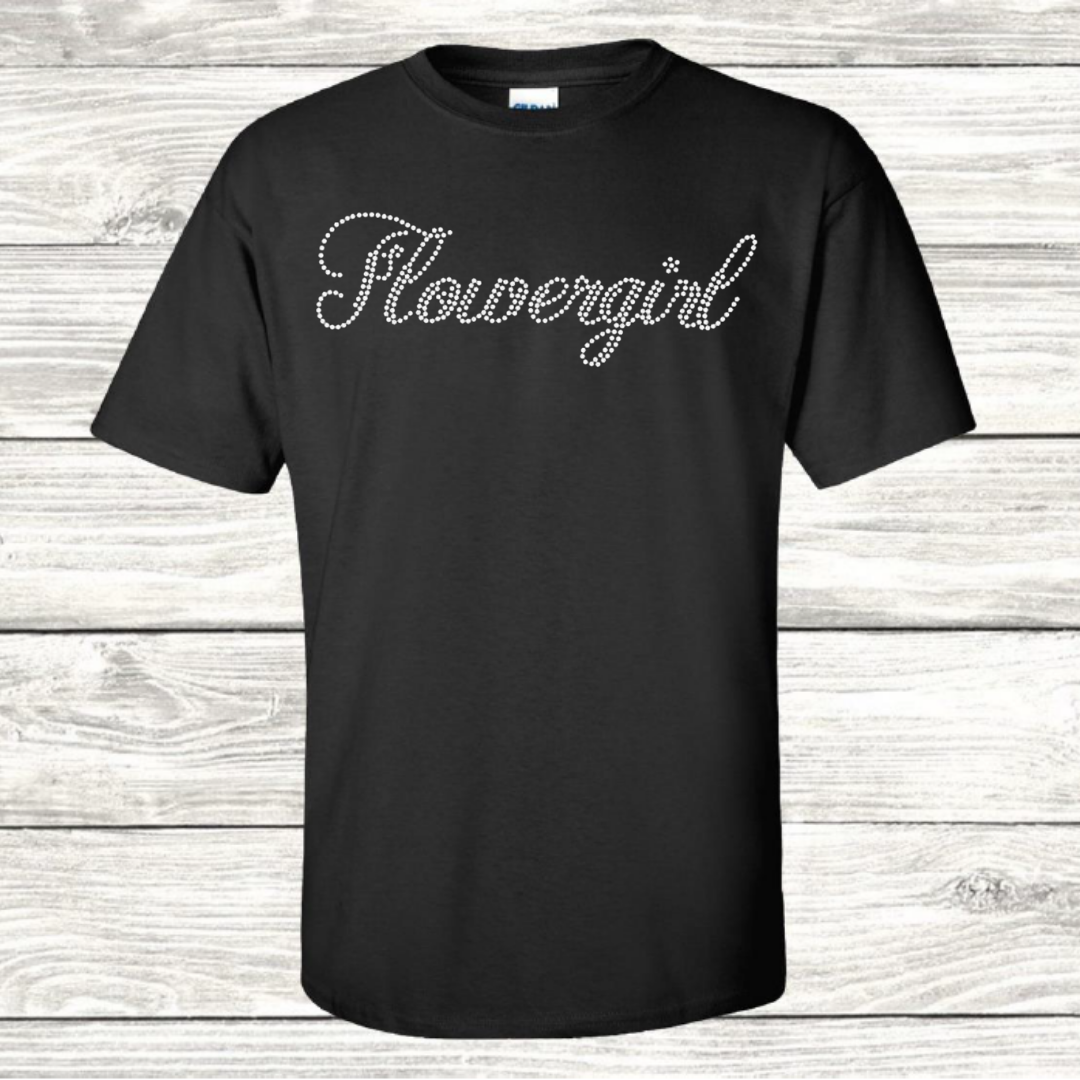 Flowergirl Bling T-Shirt