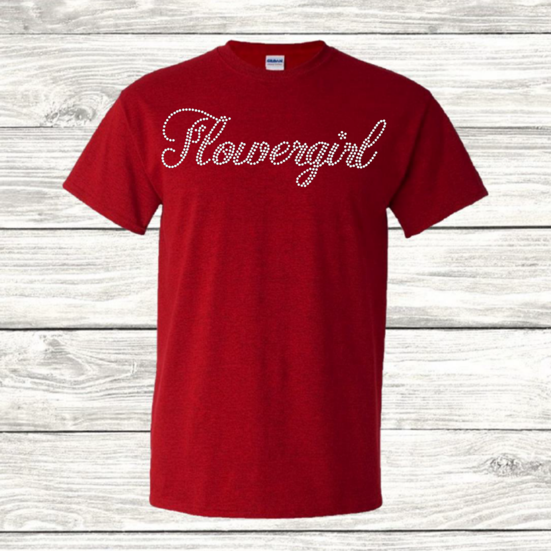 Flowergirl Bling T-Shirt