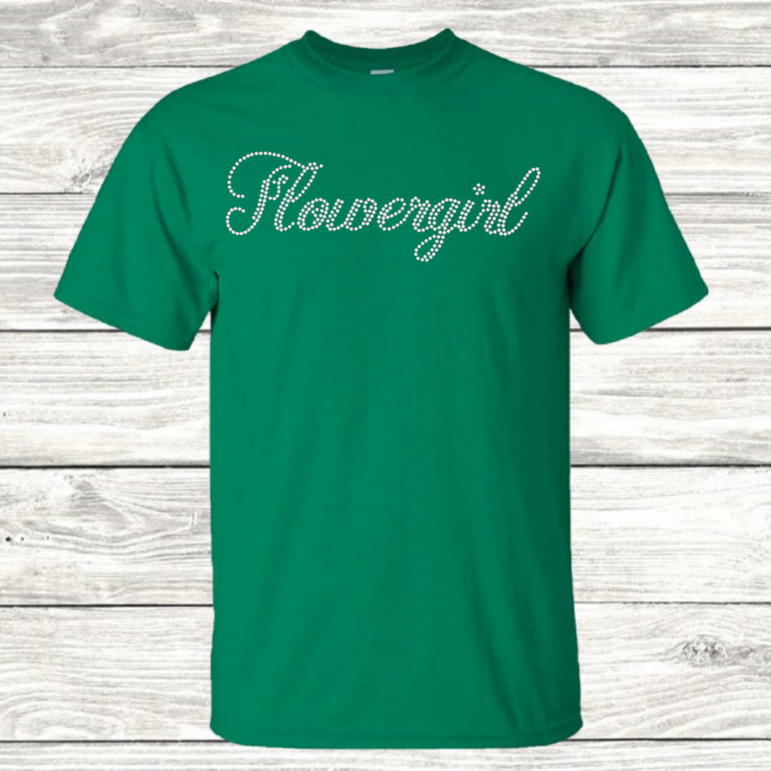 Flowergirl Bling T-Shirt