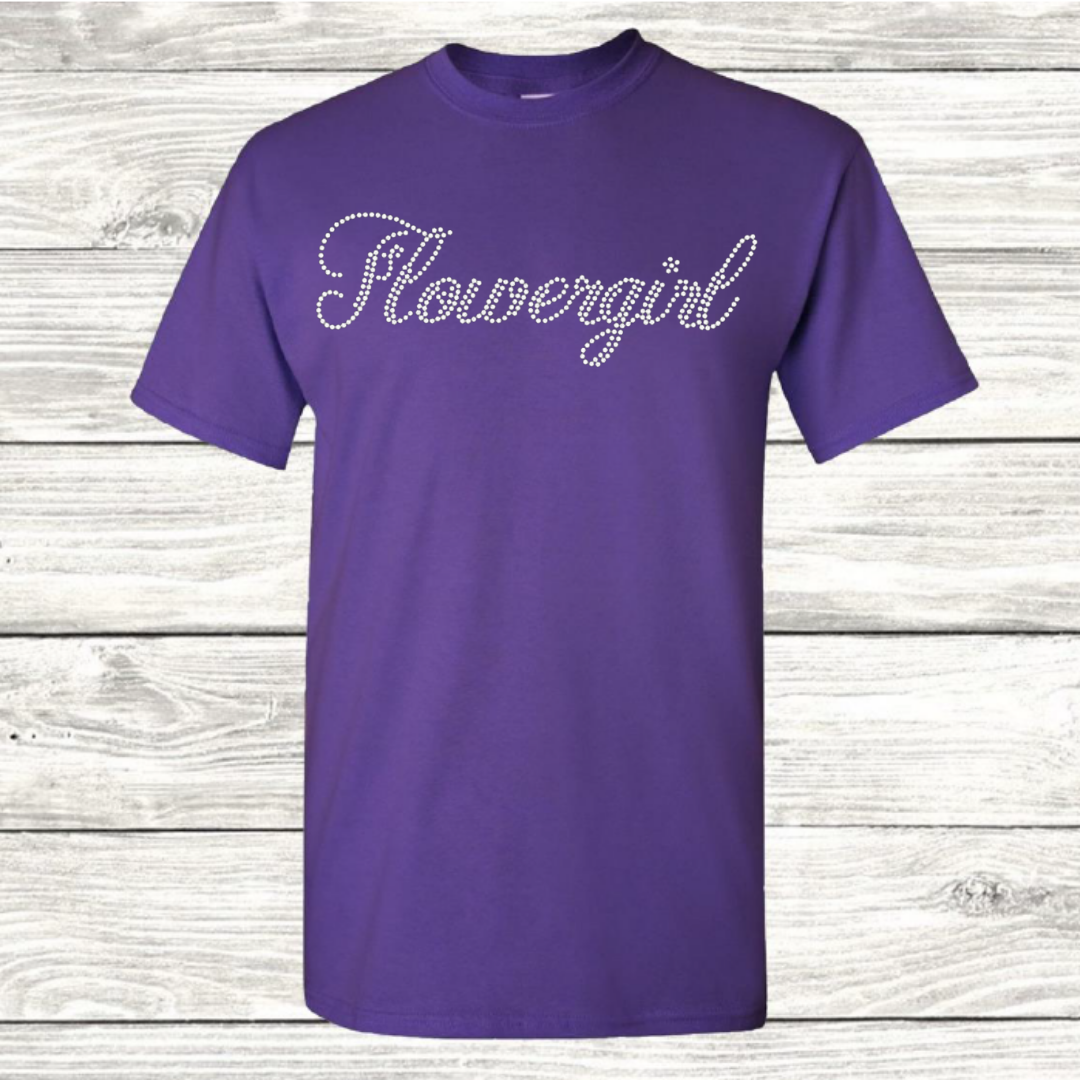 Flowergirl Bling T-Shirt